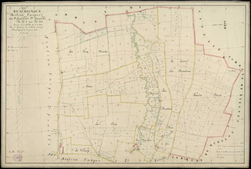 BEAUDIGNIES (sans date), - 1830, - 1928