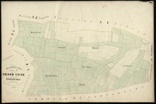 BEAUREPAIRE-SUR-SAMBRE - 1813, - 1872