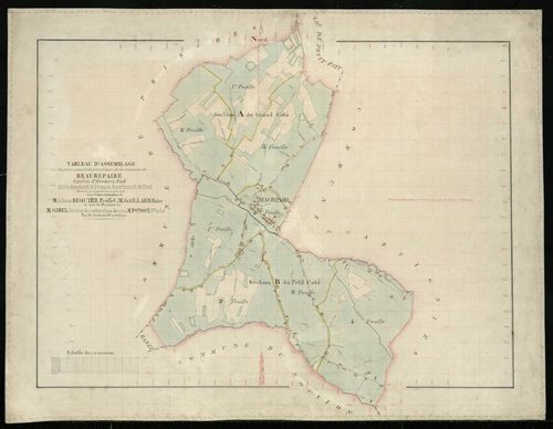 BEAUREPAIRE-SUR-SAMBRE - 1813, - 1872