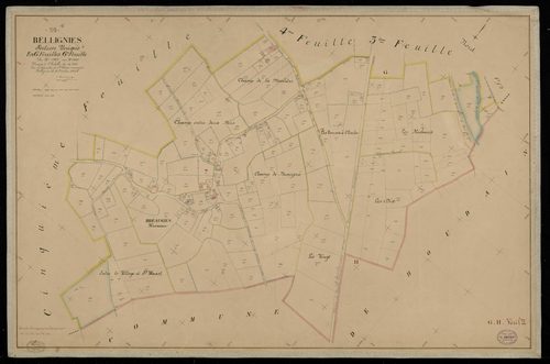 BELLIGNIES - 1821, - 1831, - 1928