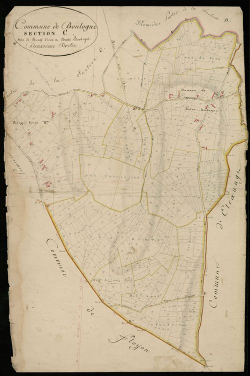 BOULOGNE-SUR-HELPE - 1813, - 1872