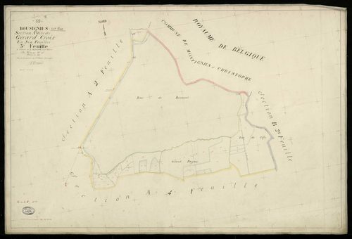 BOUSIGNIES-SUR-ROC - 1828, - 1902