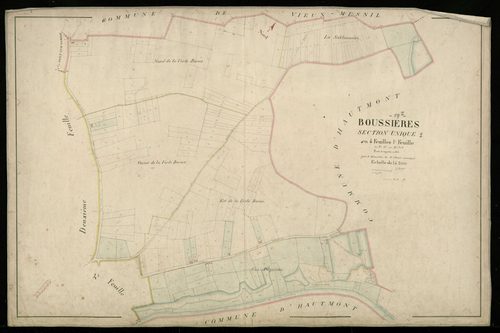 BOUSSIERES-SUR-SAMBRE - 1812, - 1861