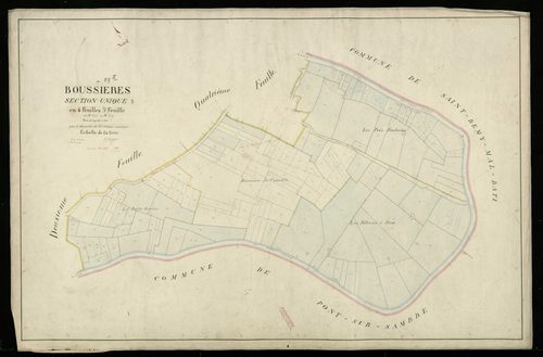 BOUSSIERES-SUR-SAMBRE - 1812, - 1861