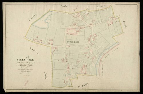 BOUSSIERES-SUR-SAMBRE - 1812, - 1861