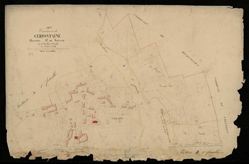 CERFONTAINE - 1810, - 1845