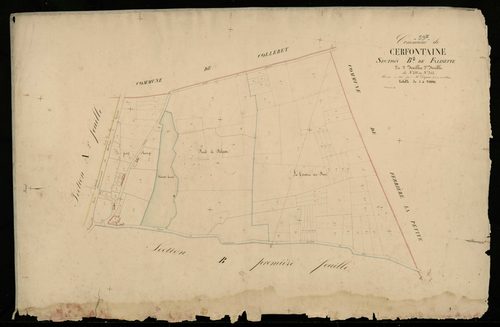 CERFONTAINE - 1810, - 1845