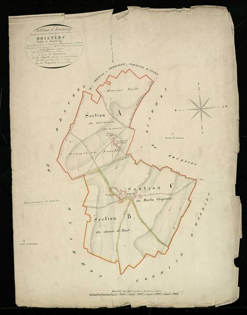 DOIGNIES (sans date), - 1825
