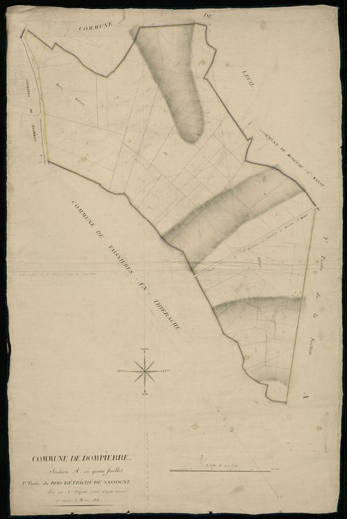 DOMPIERRE-SUR-HELPE - 1813, - 1868
