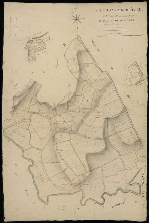 DOMPIERRE-SUR-HELPE - 1813, - 1868