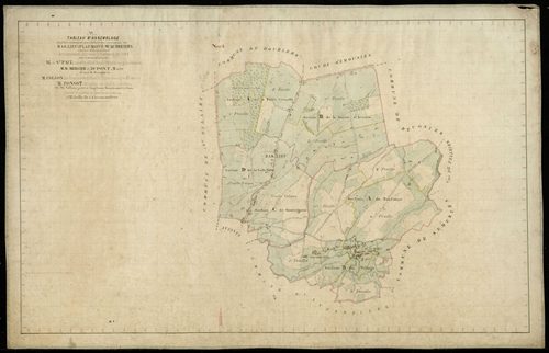 FLAUMONT-WAUDRECHIES - 1813, - 1869