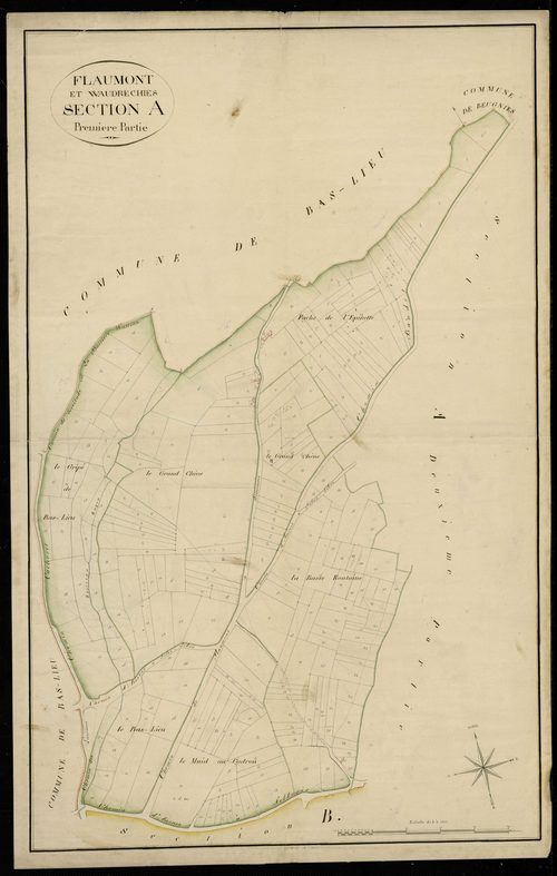 FLAUMONT-WAUDRECHIES - 1813, - 1869