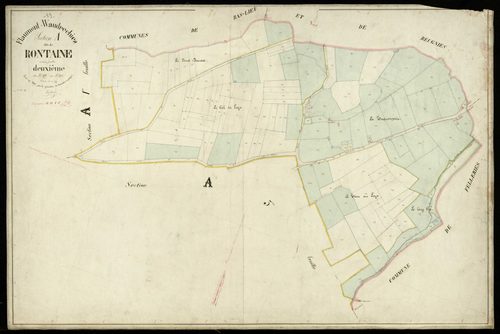 FLAUMONT-WAUDRECHIES - 1813, - 1869