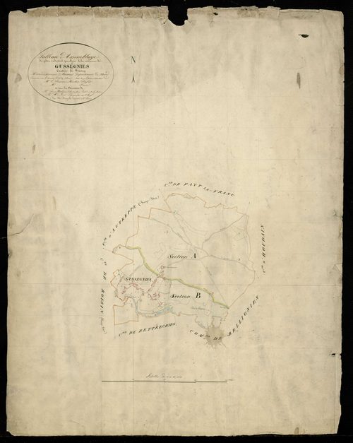 GUSSIGNIES - 1831, - 1913