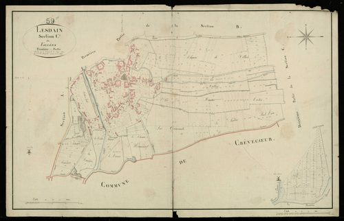 LESDAIN - 1823