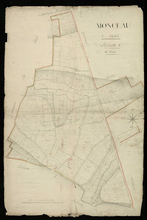 MONCEAU-SAINT-WAAST - 1812, - 1861