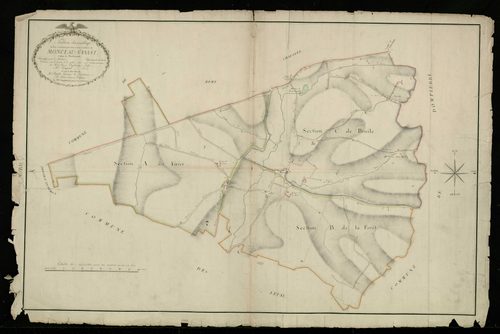 MONCEAU-SAINT-WAAST - 1812, - 1861