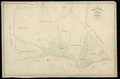 MONCEAU-SAINT-WAAST - 1812, - 1861