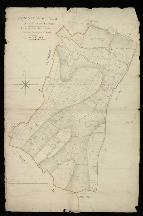 MONCEAU-SAINT-WAAST - 1812, - 1861