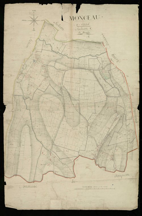 MONCEAU-SAINT-WAAST - 1812, - 1861