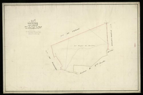 MOUSTIER-EN-FAGNE - 1823, - 1883