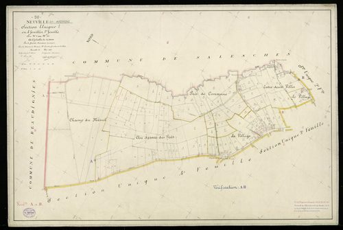 NEUVILLE-EN-AVESNOIS - 1831, - 1928