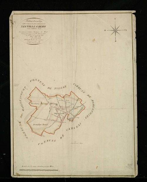 NEUVILLE-SAINT-REMY - 1825