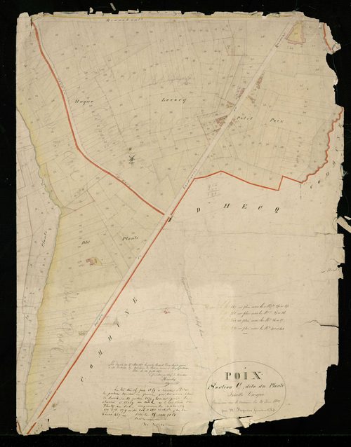 POIX-DU-NORD (sans date), - 1831, - 1925, - 1933?