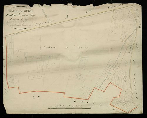 RAILLENCOURT-SAINTE-OLLE - 1825