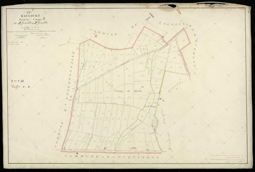 RAUCOURT-AU-BOIS - 1831, - 1930