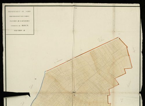 RIEUX-EN-CAMBRESIS - 1809, - 1849