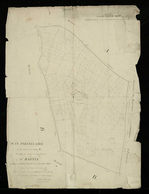 SAINT-MARTIN-SUR-ECAILLON - 1813, - 1832