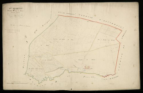 SAINT-MARTIN-SUR-ECAILLON - 1813, - 1832