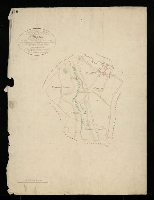 SAINT-MARTIN-SUR-ECAILLON - 1813, - 1832