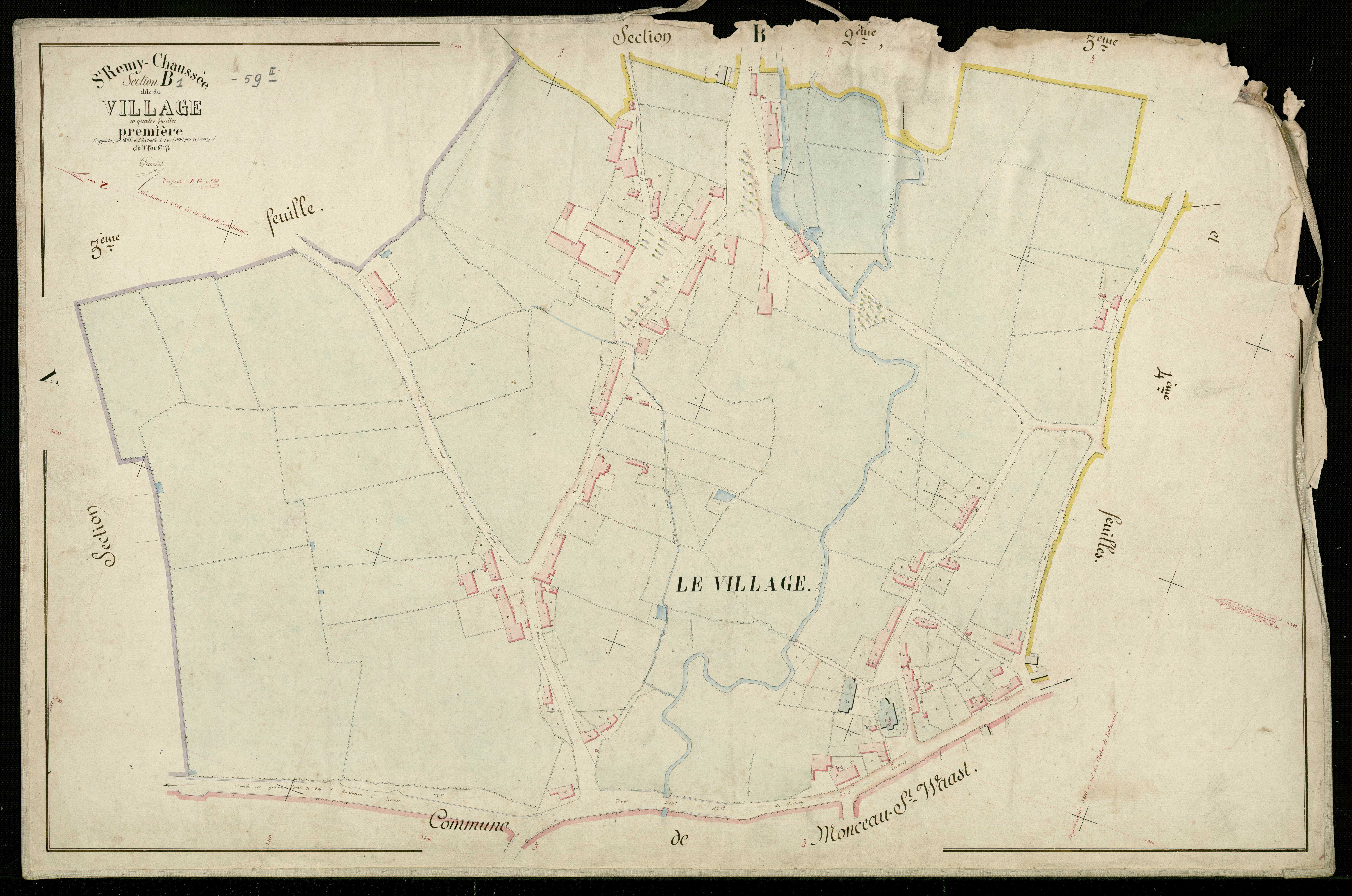 SAINT-REMY-CHAUSSEE - 1812, - 1861