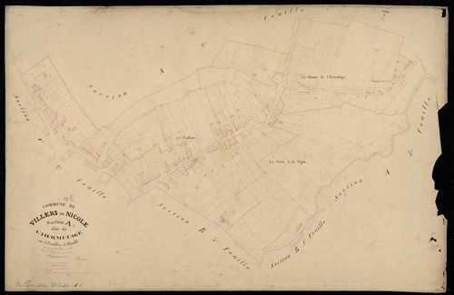 VILLERS-SIRE-NICOLE - 1810, - 1845
