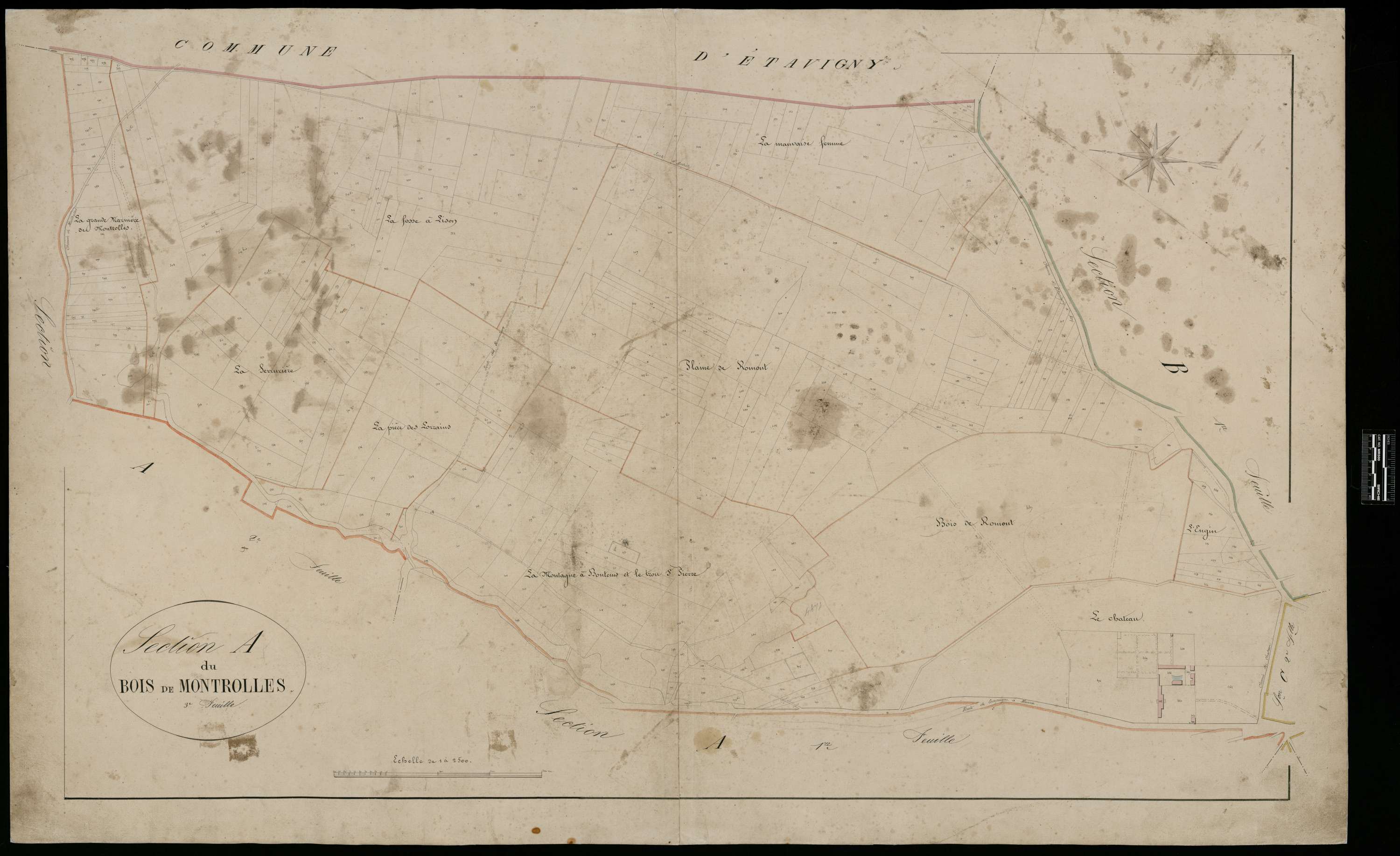 Acy-en-Multien - Cadastre napoléonien, section A3