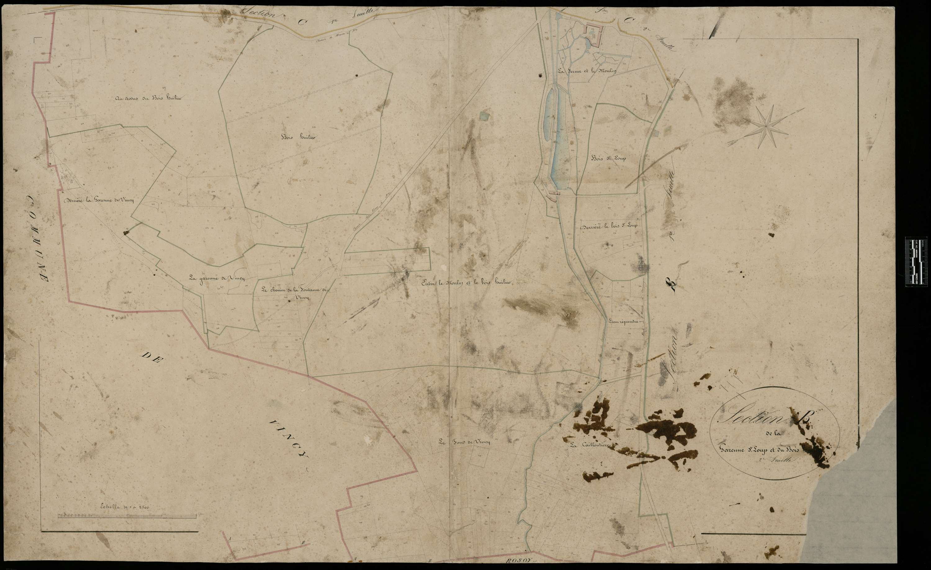 Acy-en-Multien - Cadastre napoléonien, section B2
