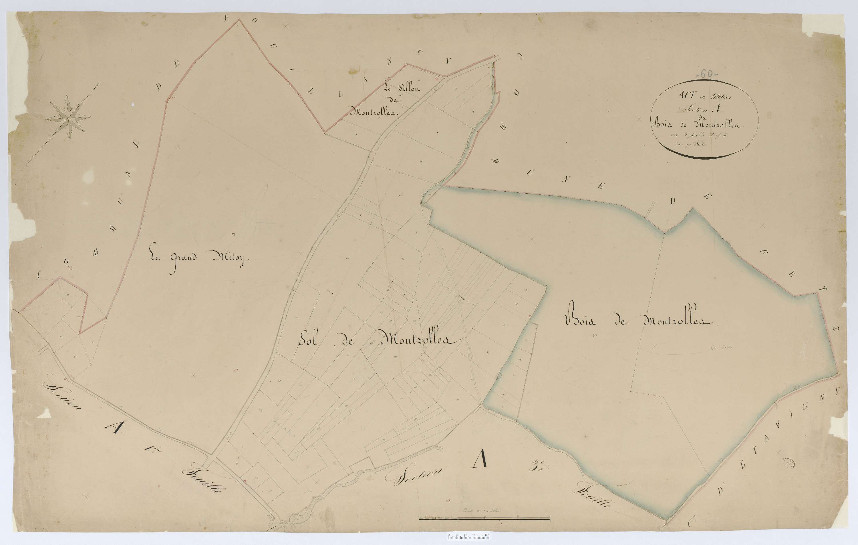 Acy-en-Multien - Cadastre napoléonien, section A2
