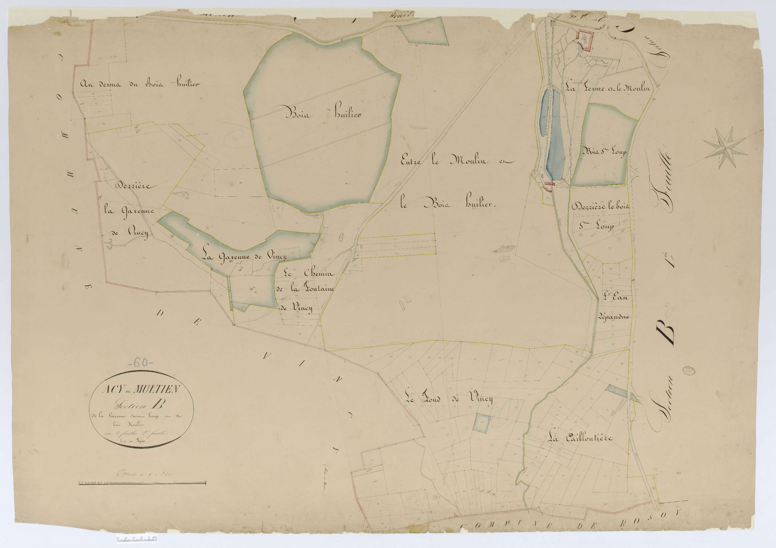 Acy-en-Multien - Cadastre napoléonien, section B2