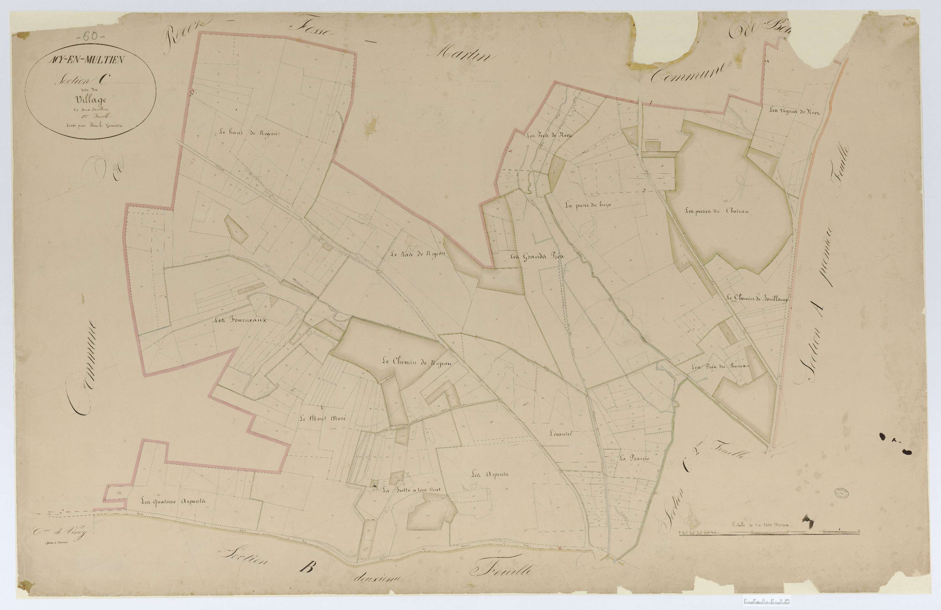 Acy-en-Multien - Cadastre napoléonien, section C1