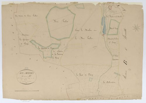 Acy-en-Multien - Cadastre napoléonien, section B2
