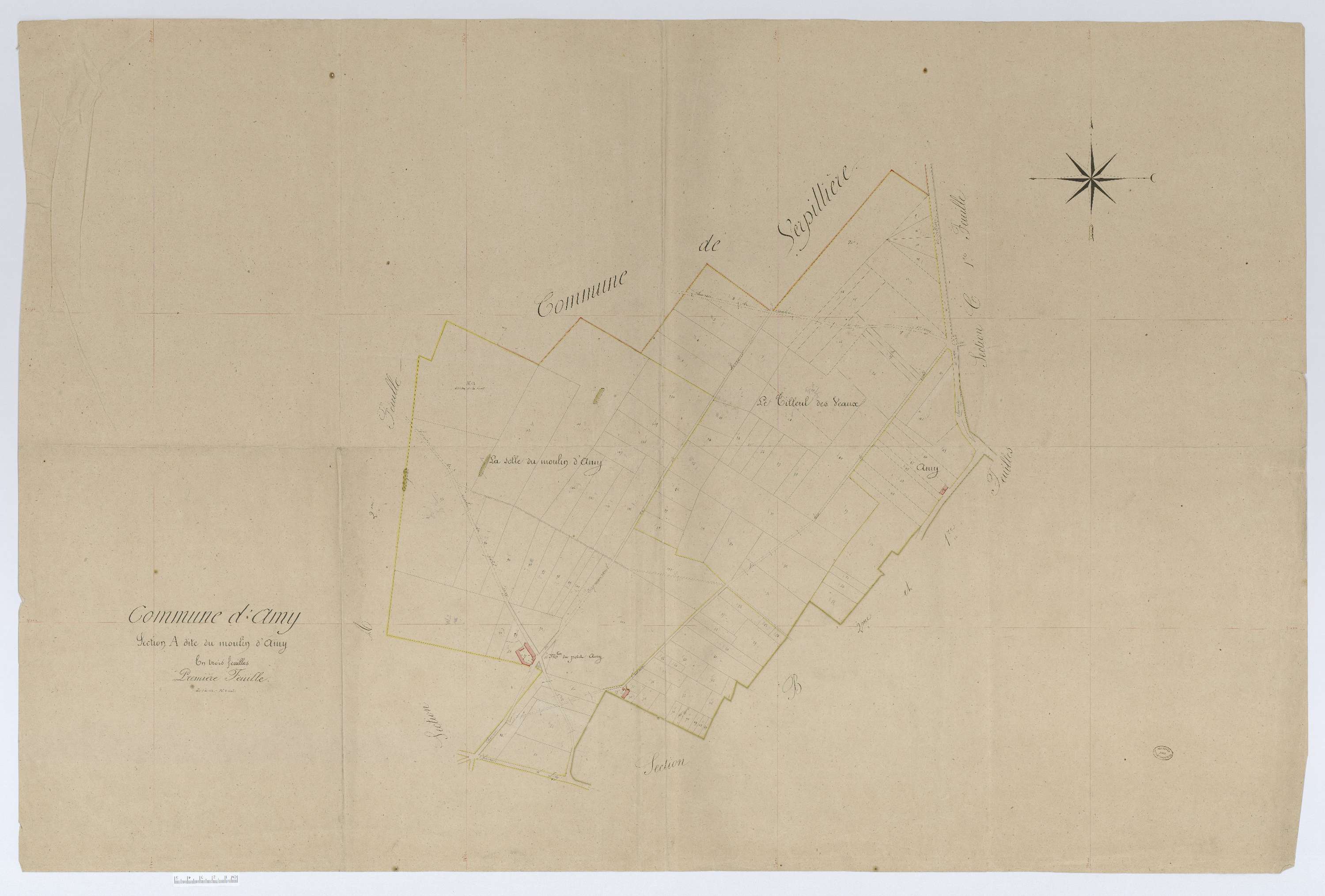 Amy - Cadastre napoléonien (copie), section A1