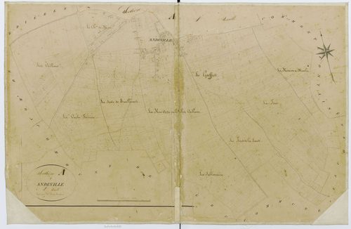 Andeville - Cadastre napoléonien, section A2