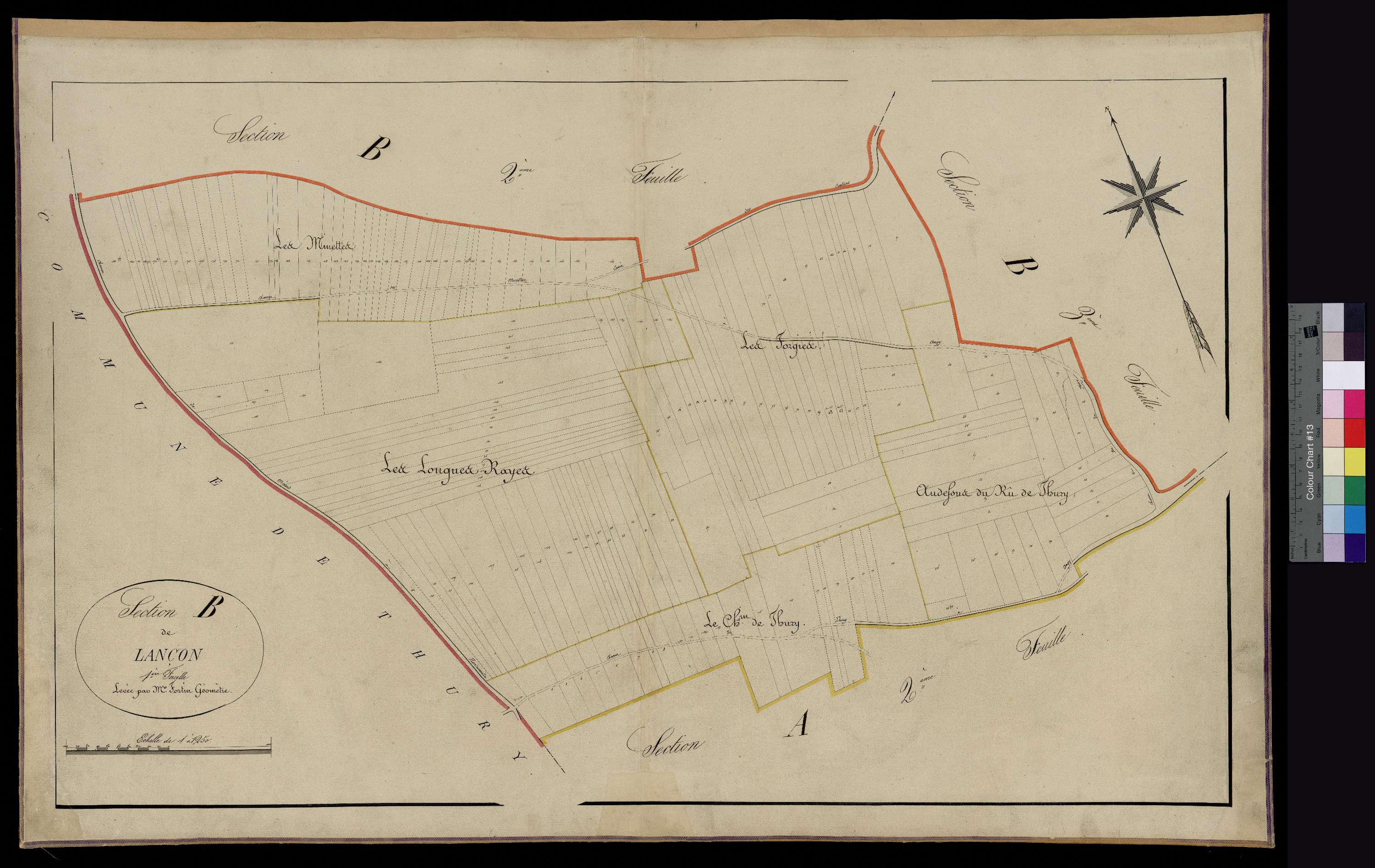 Angy - Cadastre napoléonien, section B1