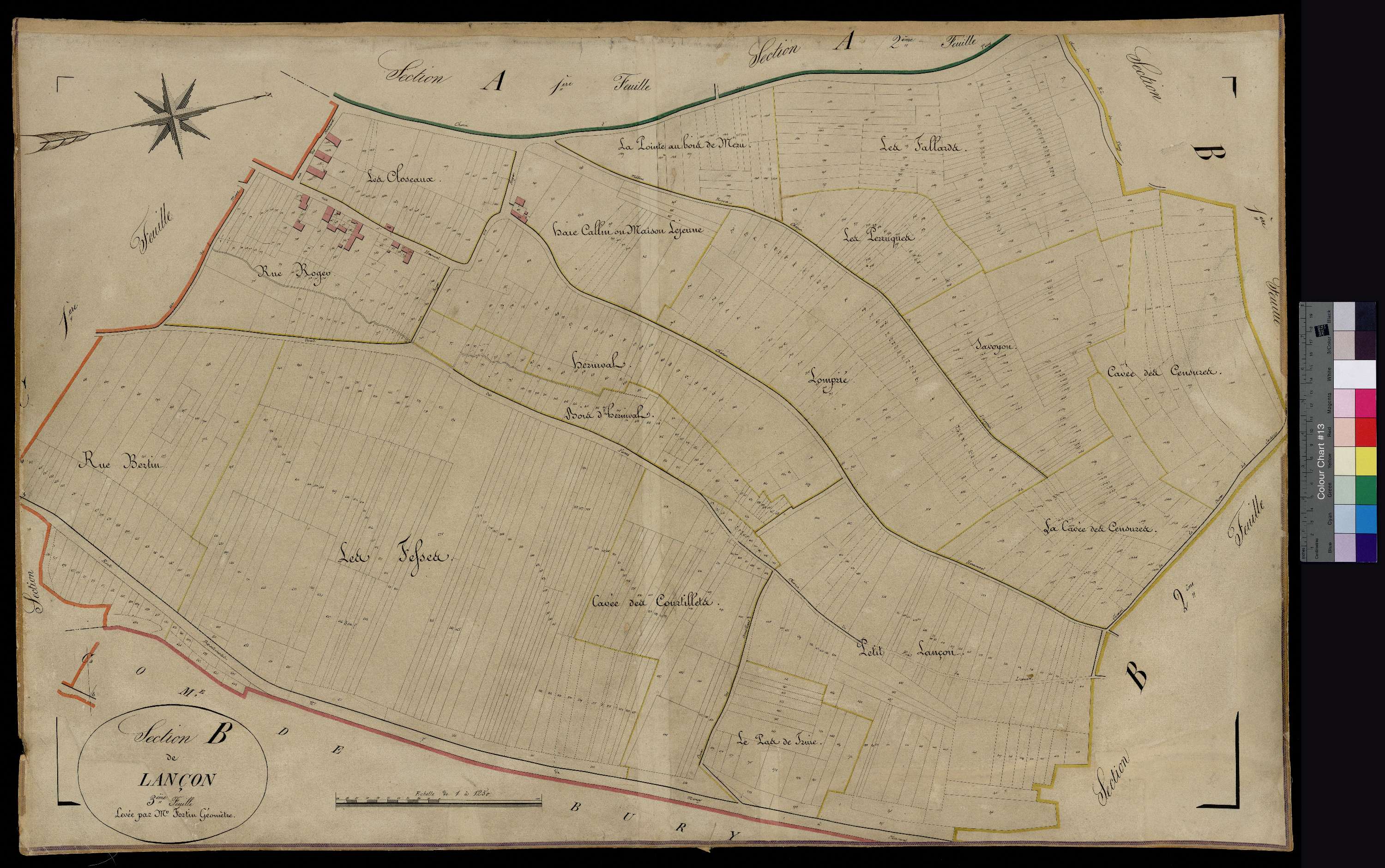 Angy - Cadastre napoléonien, section B3