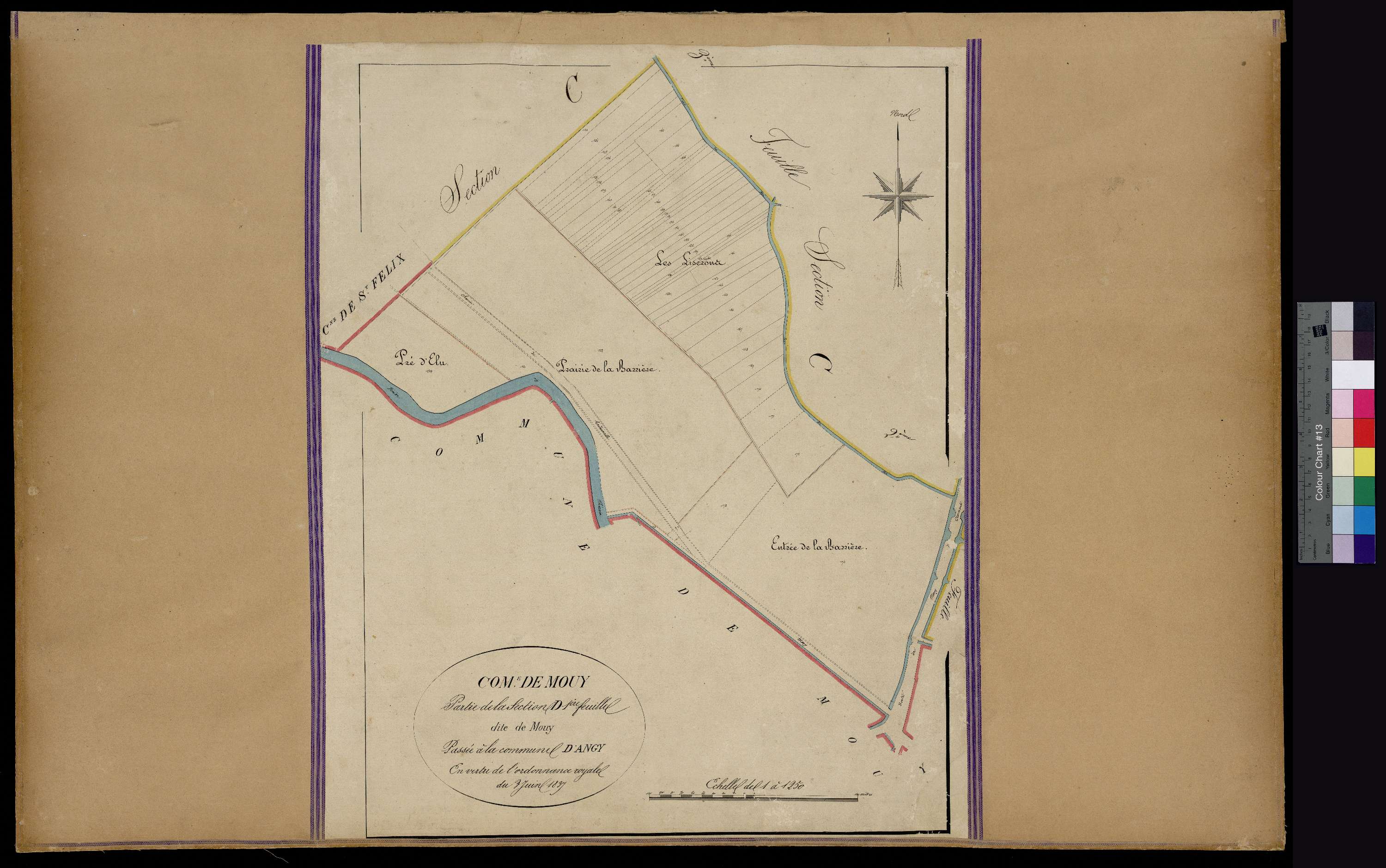 Angy - Cadastre napoléonien, section D1