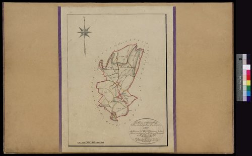 Angy - Cadastre napoléonien, tableau d'assemblage