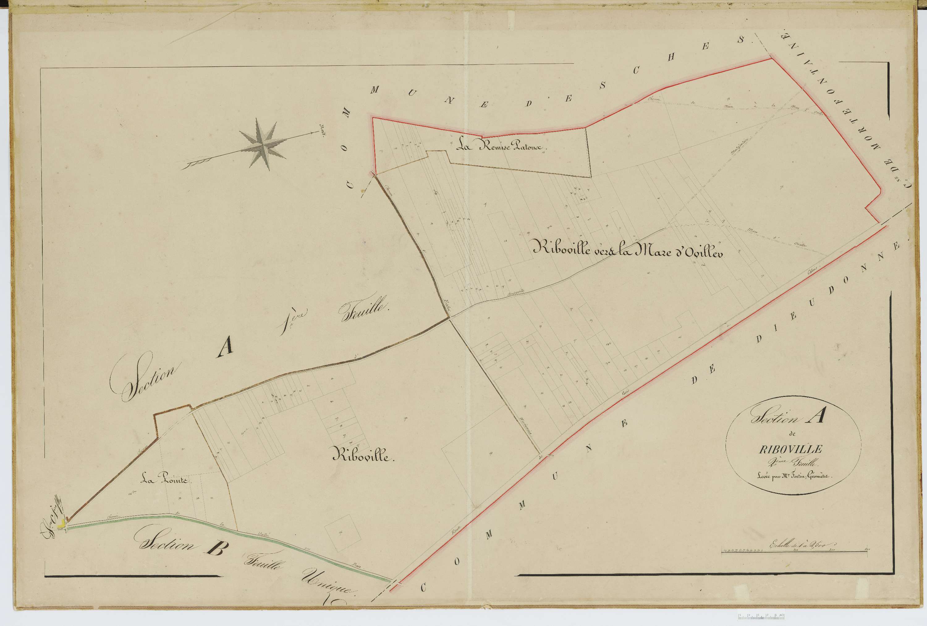 Anserville - Cadastre napoléonien, section A2