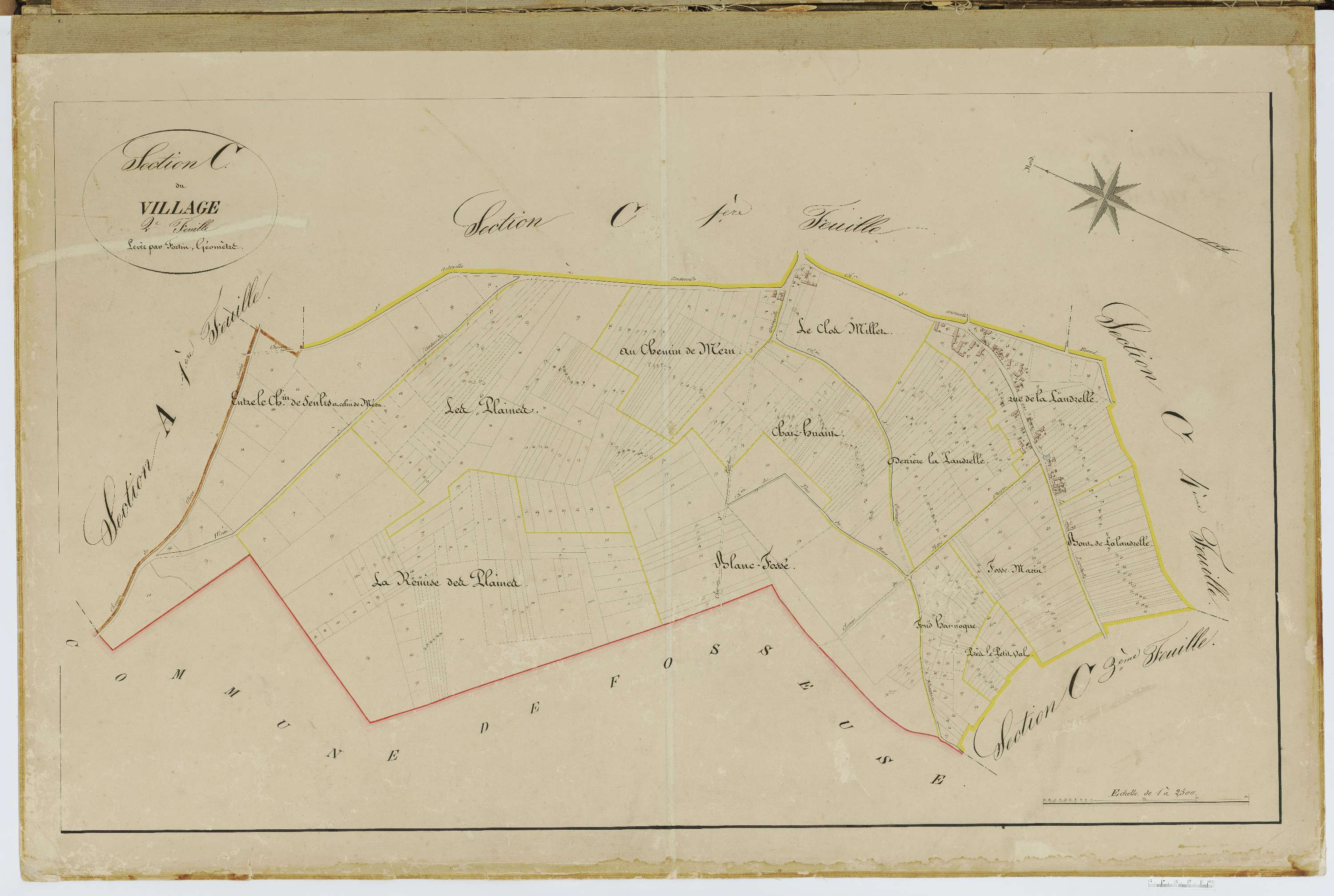 Anserville - Cadastre napoléonien, section C2
